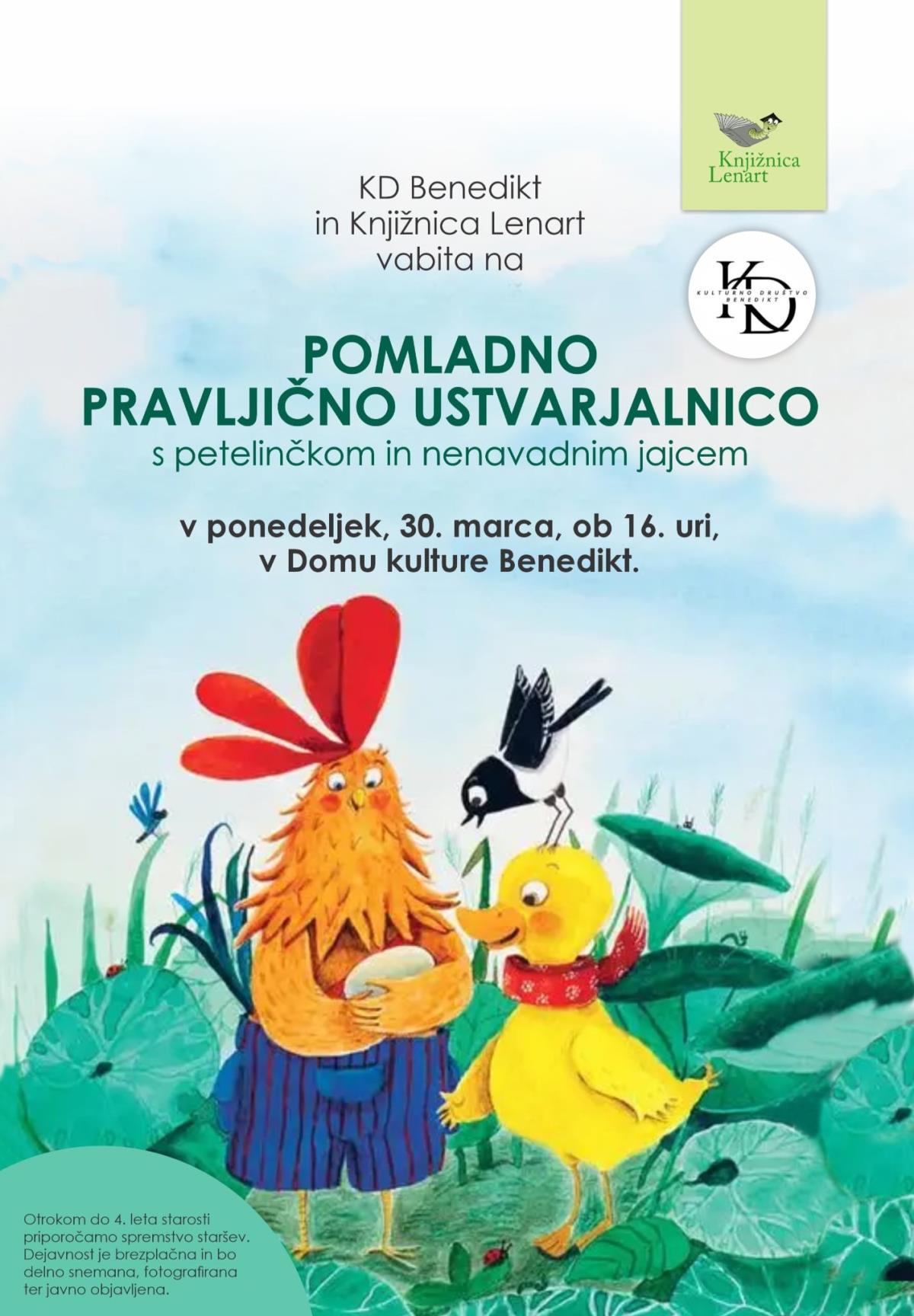 Pomladna pravljična ustvarjalnica